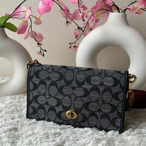 Coach Black and Gray Crossbody Bag
